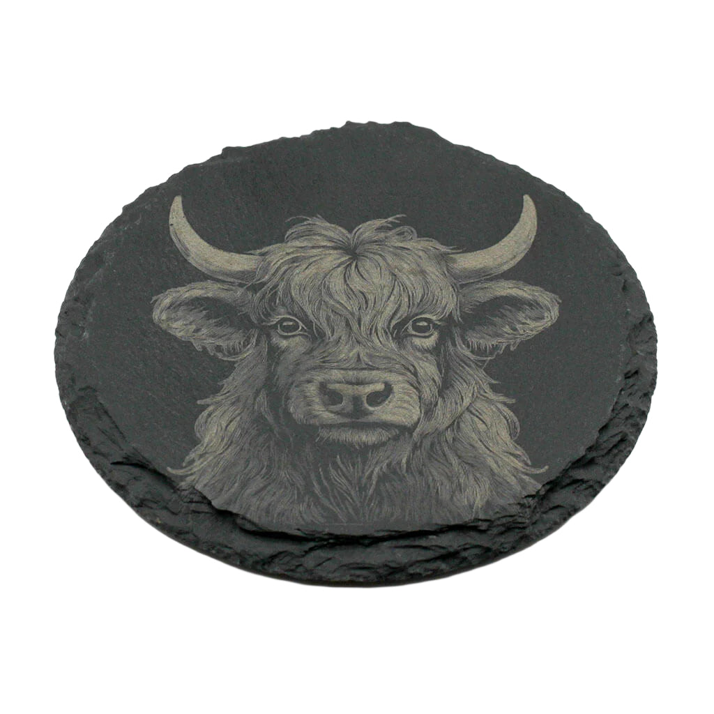 Highland Cow Coaster