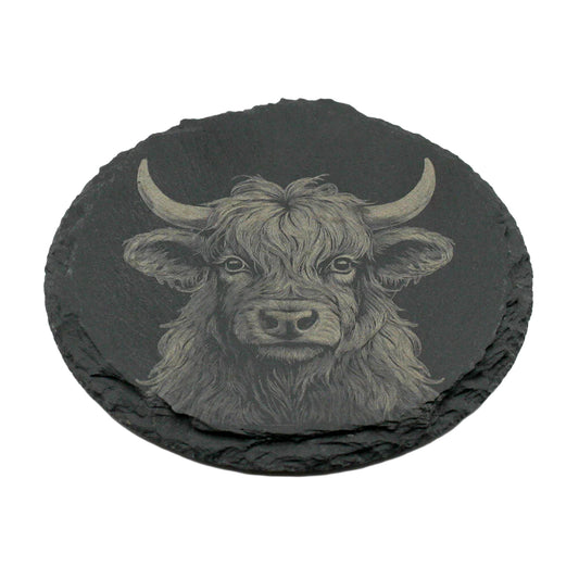 Highland Cow Coaster