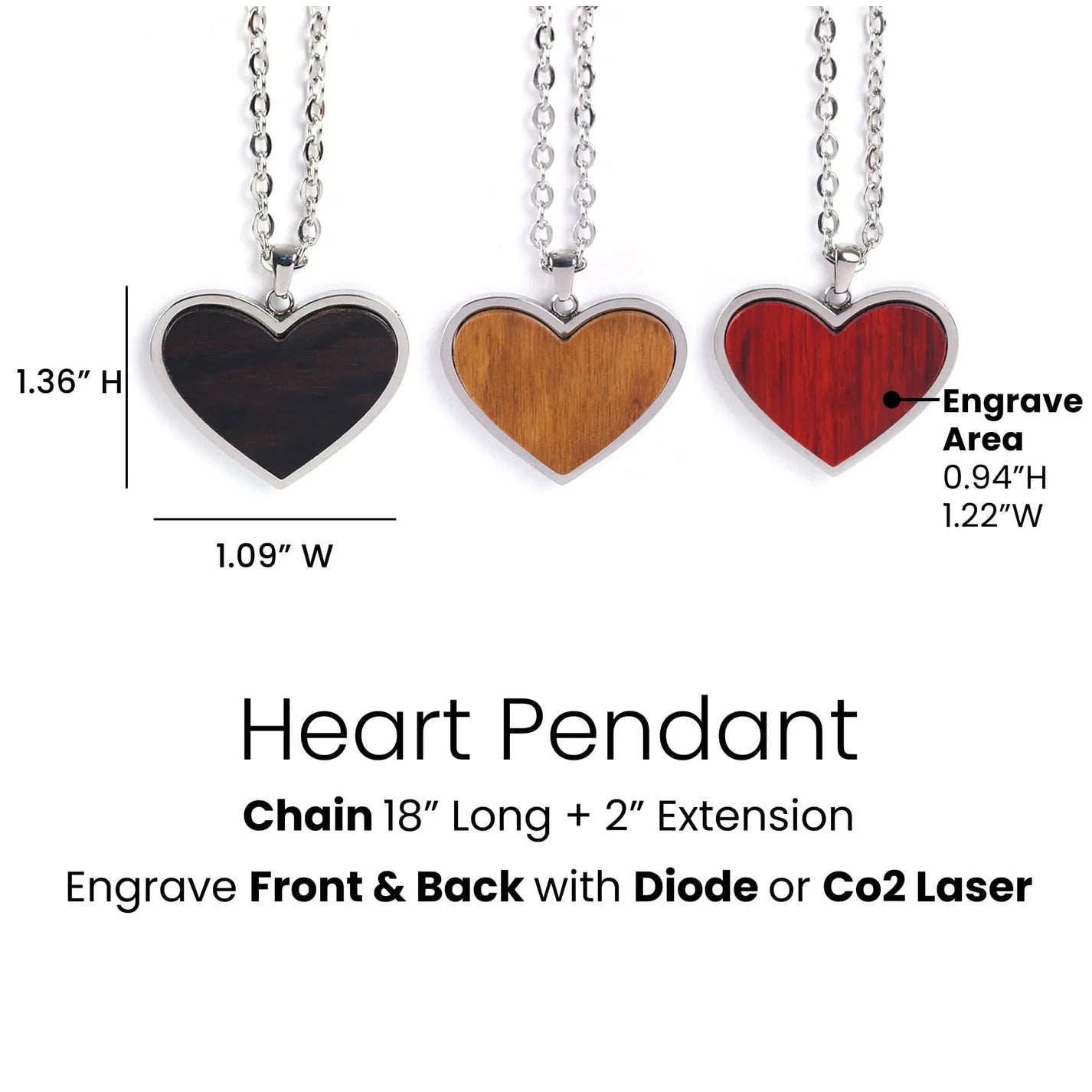 Wood Pendant Neckless