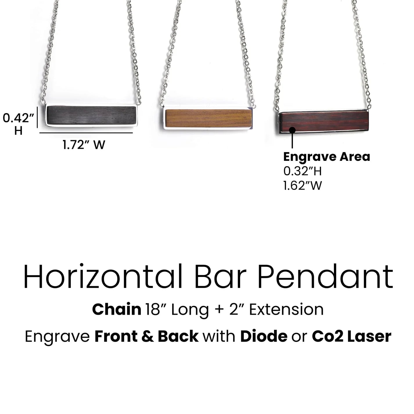 Wood Pendant Neckless