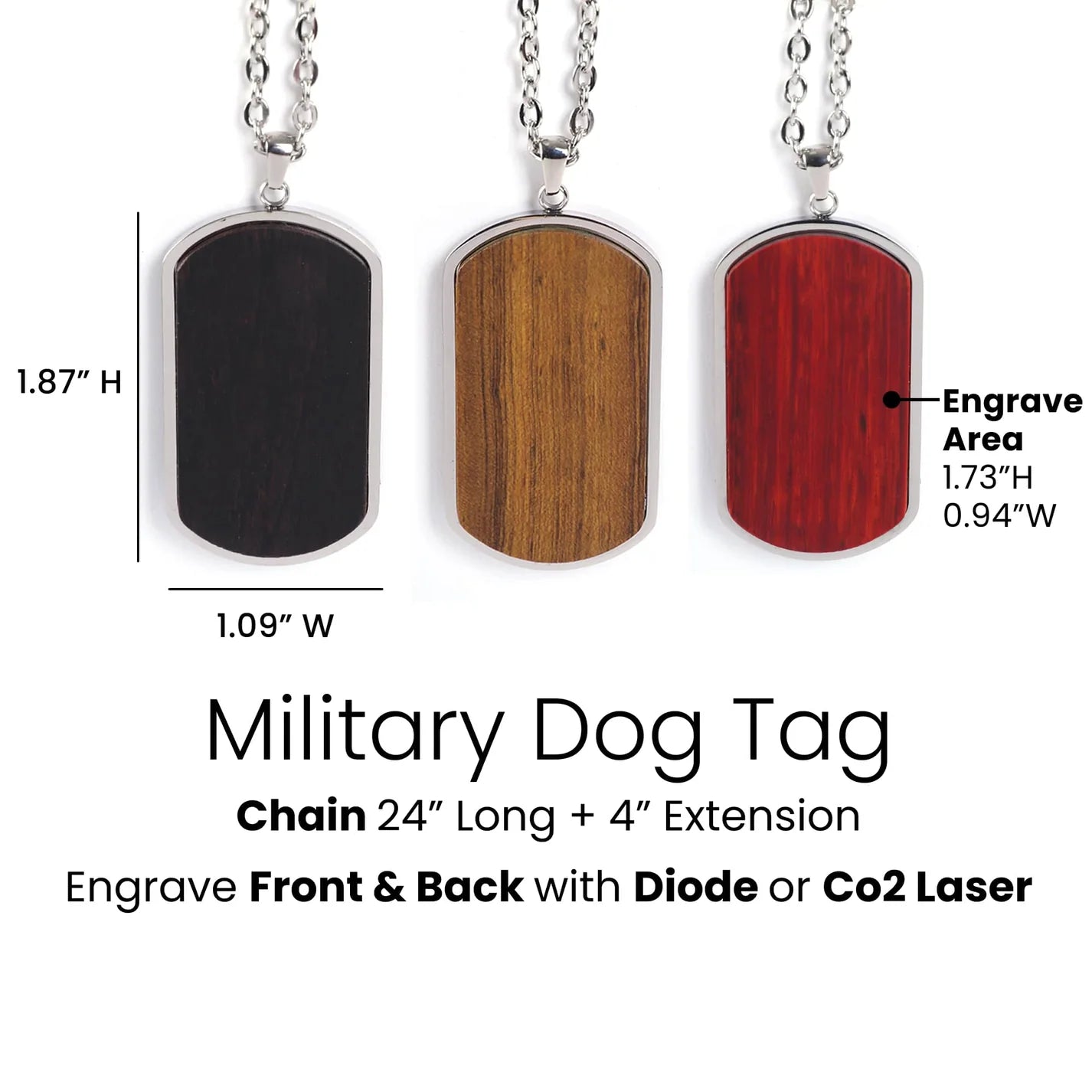 Wood Pendant Neckless