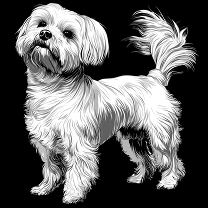 Slate coaster with a engraved portrait of a dog 