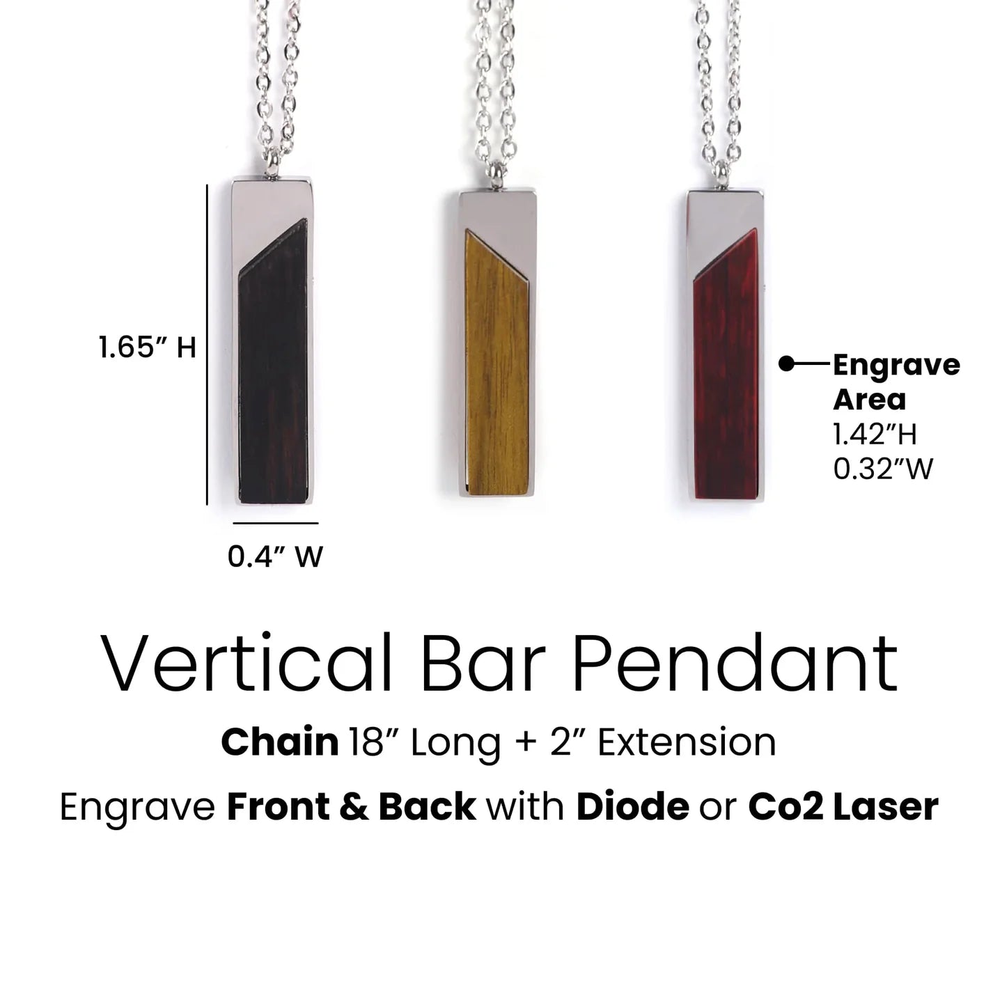 Wood Pendant Neckless