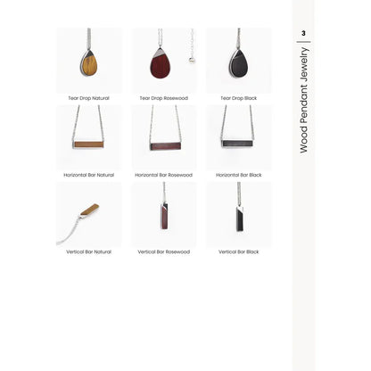 Wood Pendant Neckless