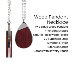 Wood Pendant Neckless